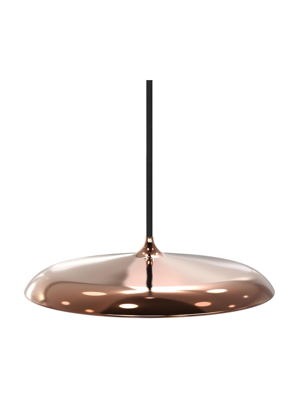 Závěsné LED svítidlo Artist, Měděná, Ø 25 cm, V 6 cm