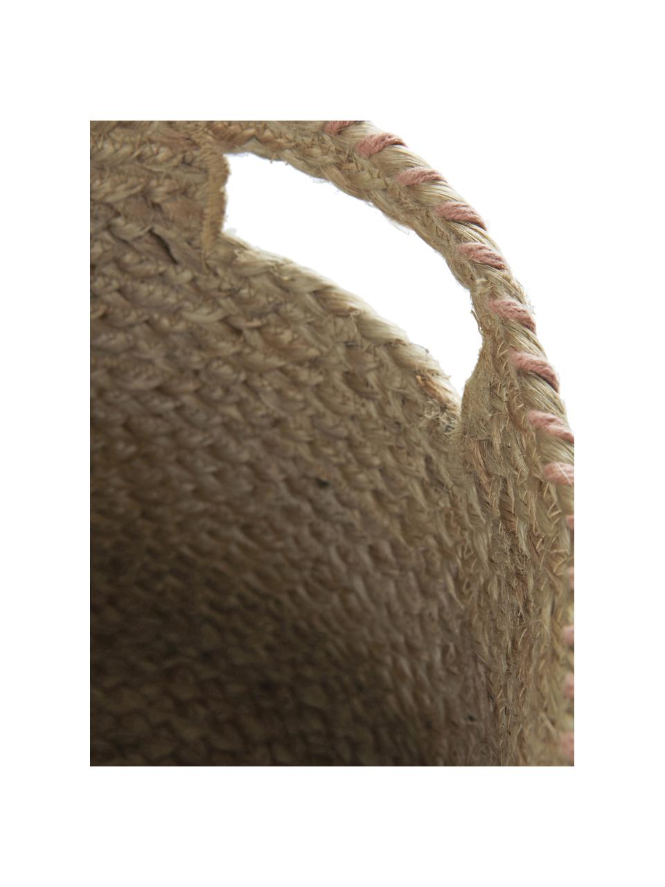 Cesto portaoggetti Braid, Juta, cotone, Beige, Ø 25 x Alt. 25 cm