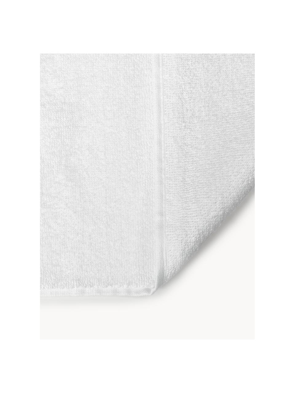 Kúpeľňová predložka z organickej bavlny Premium, protišmyková, Biela, Š 50 x D 70 cm
