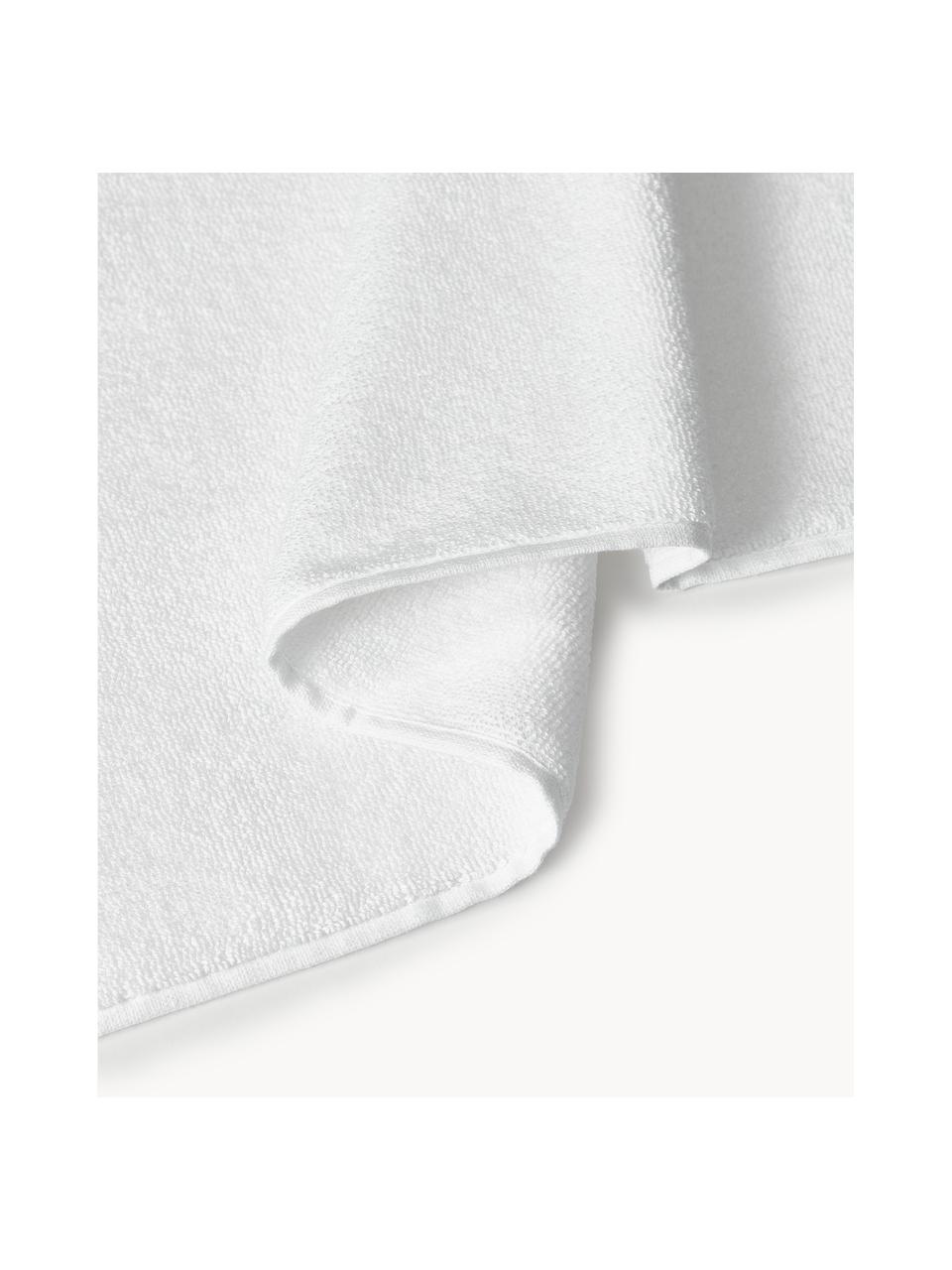 Kúpeľňová predložka z organickej bavlny Premium, protišmyková, Biela, Š 50 x D 70 cm