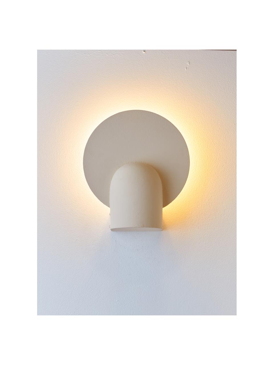 Nástenná lampa Maray, Krémovobiela, Š 25 x V 29 cm