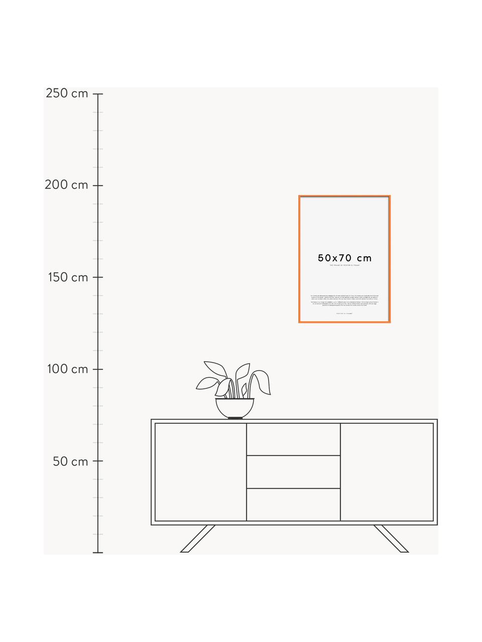 Ručně vyrobený rám na obraz Explore, v různých velikostech, Oranžová, Š 30 cm, V 40 cm