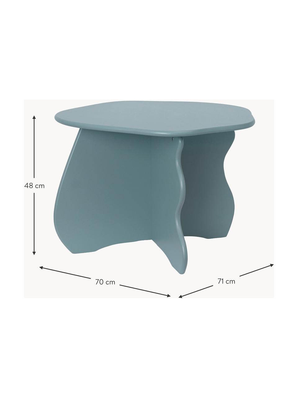 Table en bois de forme organique pour enfant Slope, MDF laqué

Ce produit est fabriqué à partir de bois certifié FSC® issu d'une exploitation durable, Gris-bleu, larg. 71 x prof. 70 cm