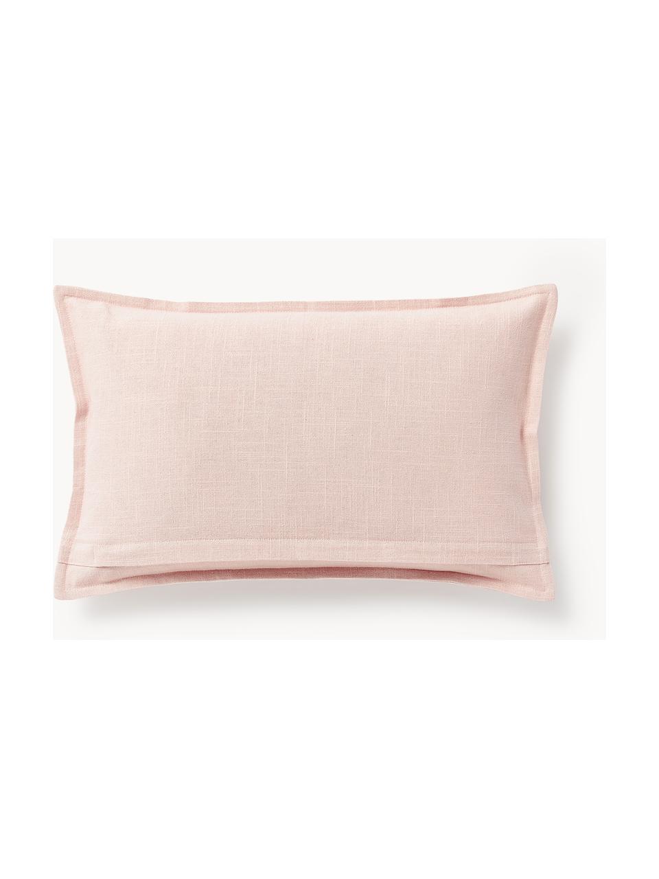 Bavlněný povlak na polštář Vicky, 100 % bavlna, Světle růžová, Š 30 cm, D 50 cm