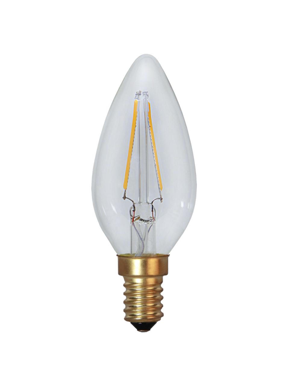 Žárovka E14, 120 lm, teplá bílá, 1 ks, Transparentní, Ø 4 cm, V 10 cm