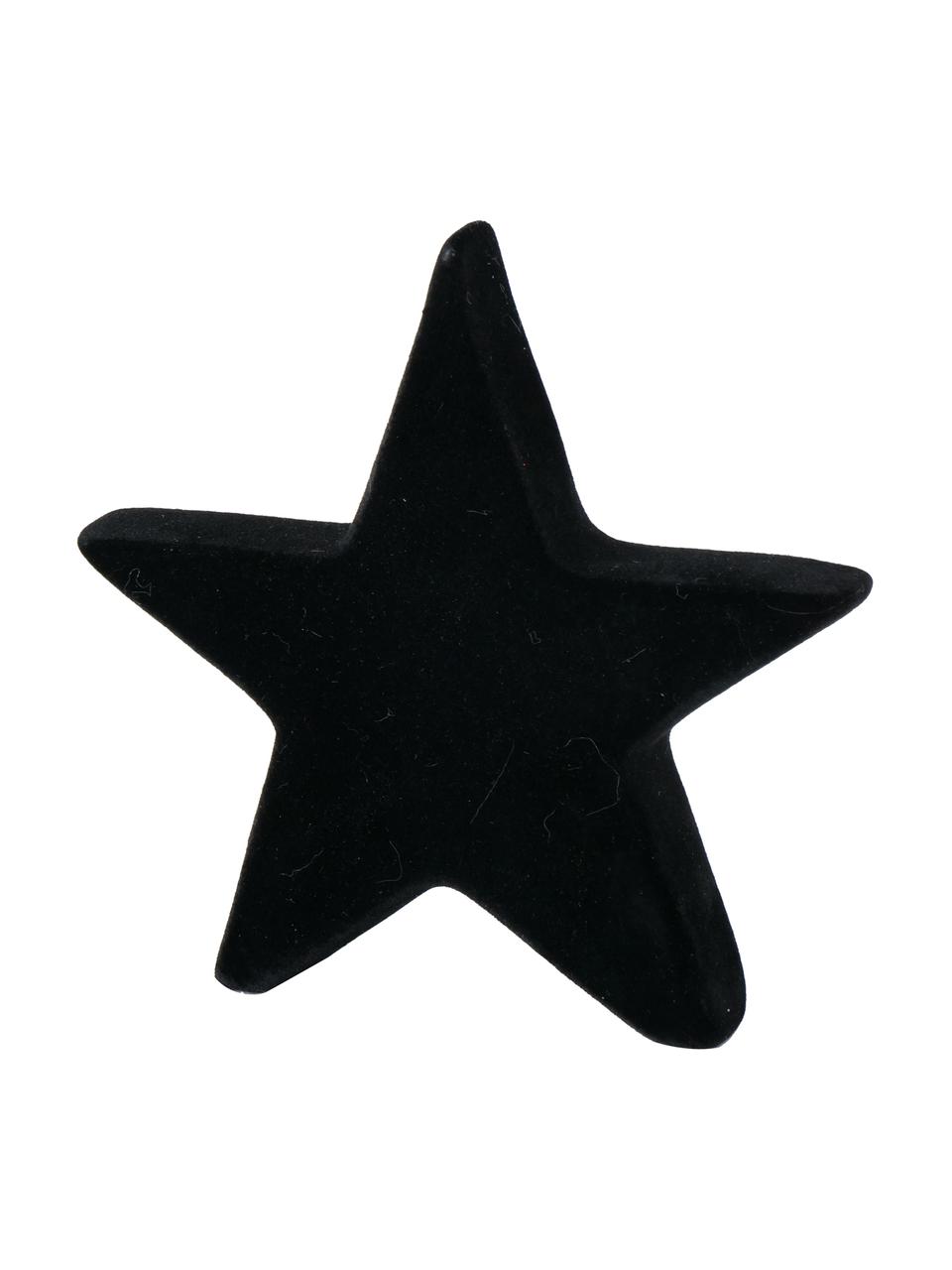 Dekoračné hviezdy Mido V 14 cm, 2 ks, Terakota, Čierna, Š 14 x V 14 cm