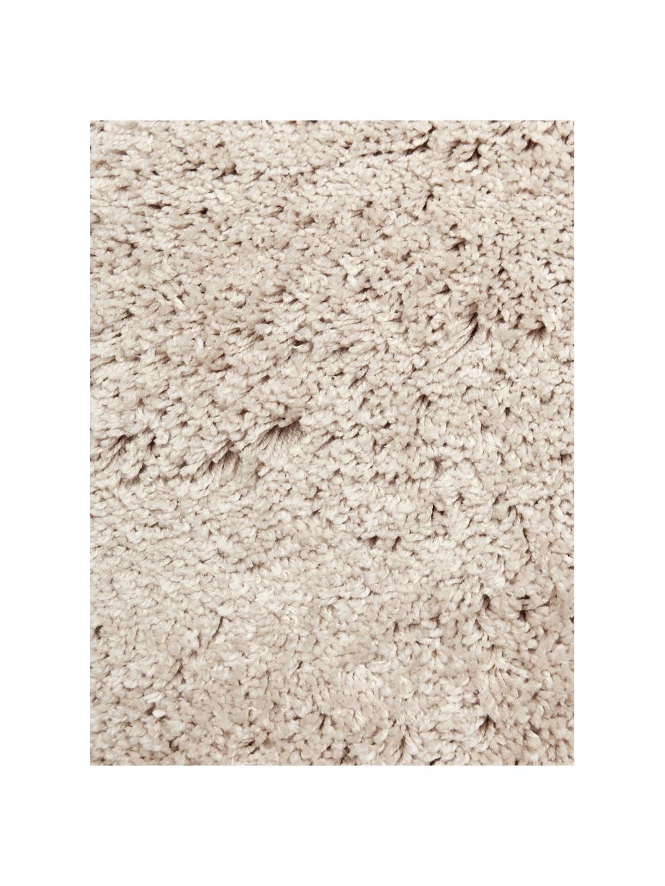 Tapis rond moelleux avec franges Dreamy, Beige, Ø 150 cm (taille M)