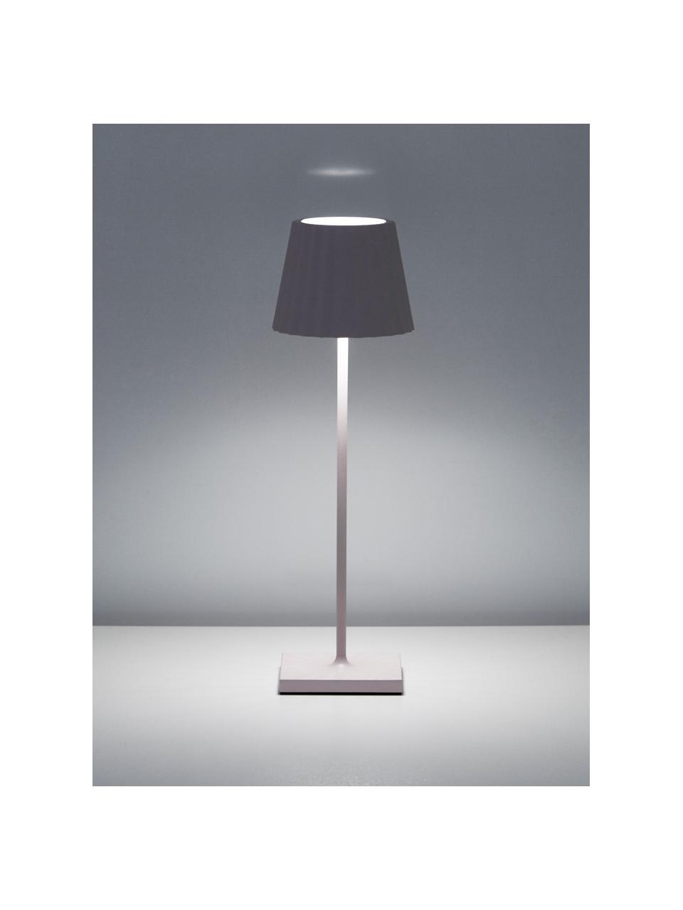 Lampada da tavolo portatile a LED da esterno Trellia, Alluminio verniciato, Rosa, Ø 15 x Alt. 38 cm