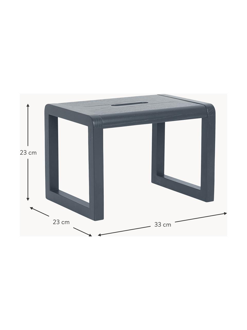 Tabouret en bois pour enfant Little Architect, Bois de frêne, placage en frêne, MDF

Ce produit est fabriqué à partir de bois certifié FSC® issu d'une exploitation durable, Gris-bleu, larg. 33 x haut. 23 cm