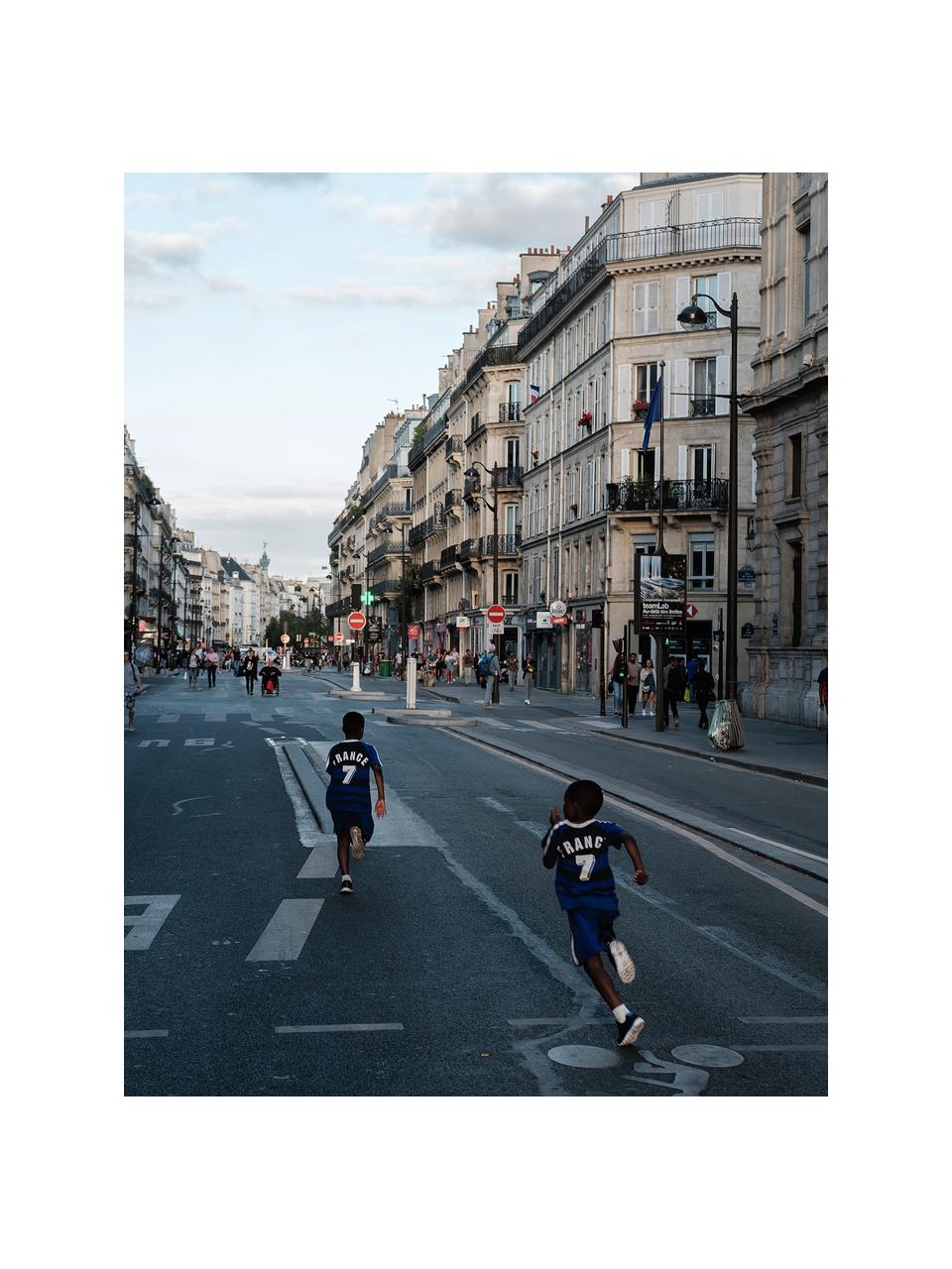 Geïllustreerd boek Streets Of Paris, Papier, hardcover, Multicolour, 22 x 29 cm