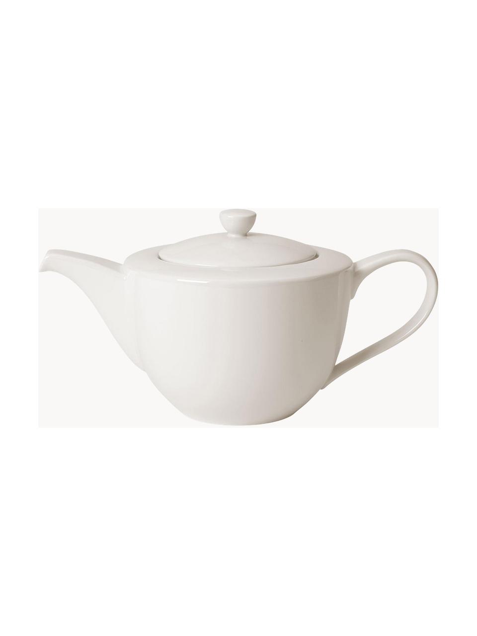 Dzbanek do herbaty z porcelany For Me, 1,3 l, Porcelana, Biały, 1,3 l