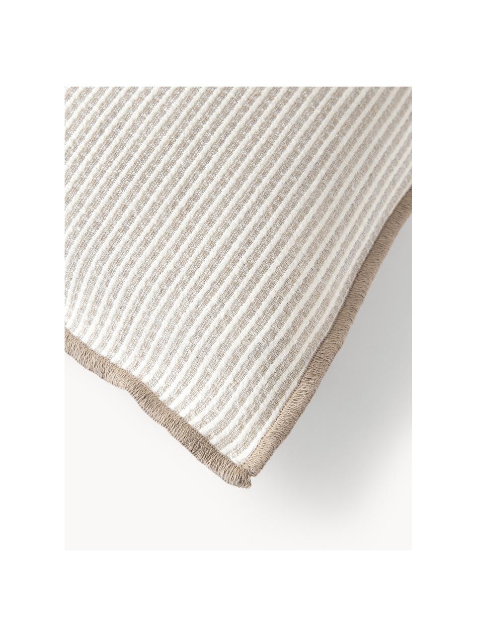 Housse de coussin 50x50 en lin Blaine, 98 % lin, 2 % polyamide

Le lin est naturellement doté d'un toucher plutôt rugueux et d'un aspect froissé. Sa robustesse le rend résistant à l'abrasion et à l'usure

Le matériau est certifié STANDARD 100 OEKO-TEX®, 6457CIT, CITEVE, Tons beiges, larg. 50 x long. 50 cm