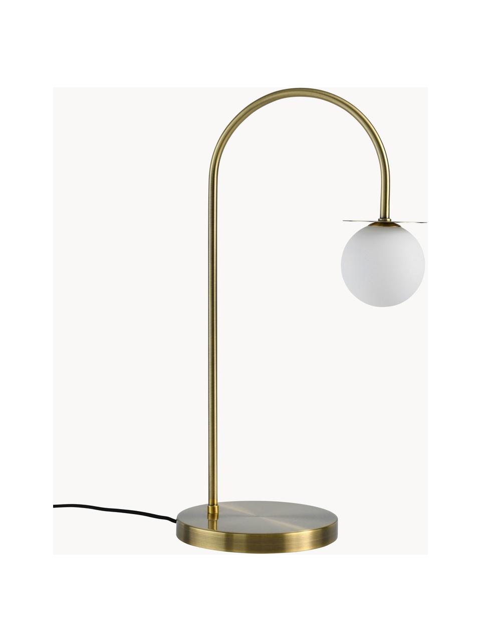 Stolní lampa Milo, Zlatá, Š 20 cm, V 55 cm