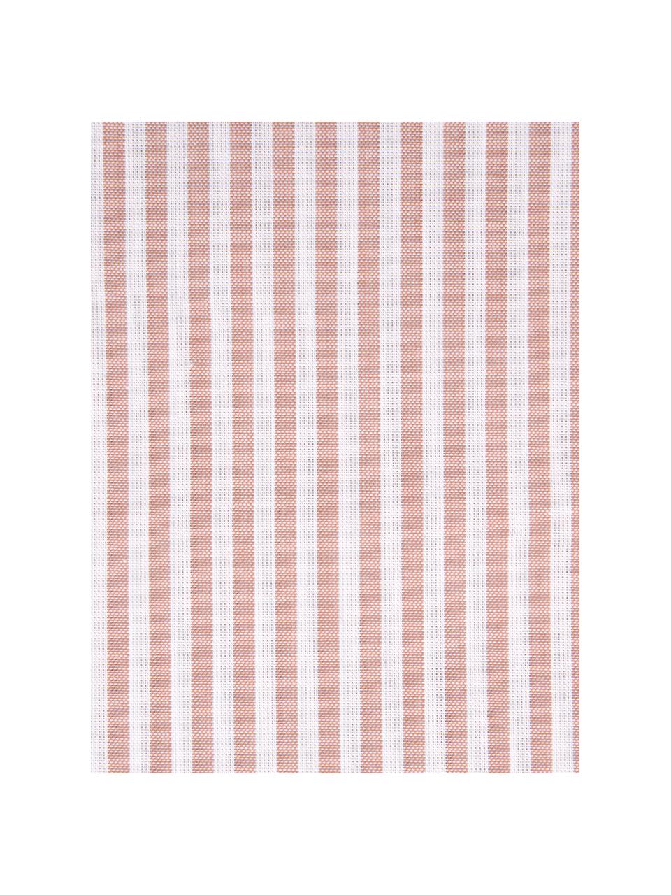 Parure copripiumino in cotone ranforce Ellie, Tessuto: Renforcé, Bianco, rosso, 255 x 200 cm + 2 federe 50 x 80 cm