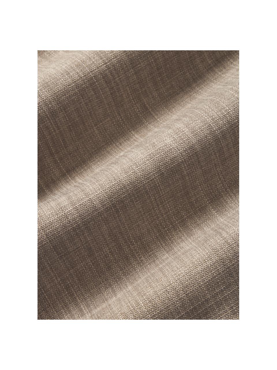 Povlak na polštář s dvoubarevným lemováním Cressida, 100% polyester, Taupe, Š 45 cm, D 45 cm