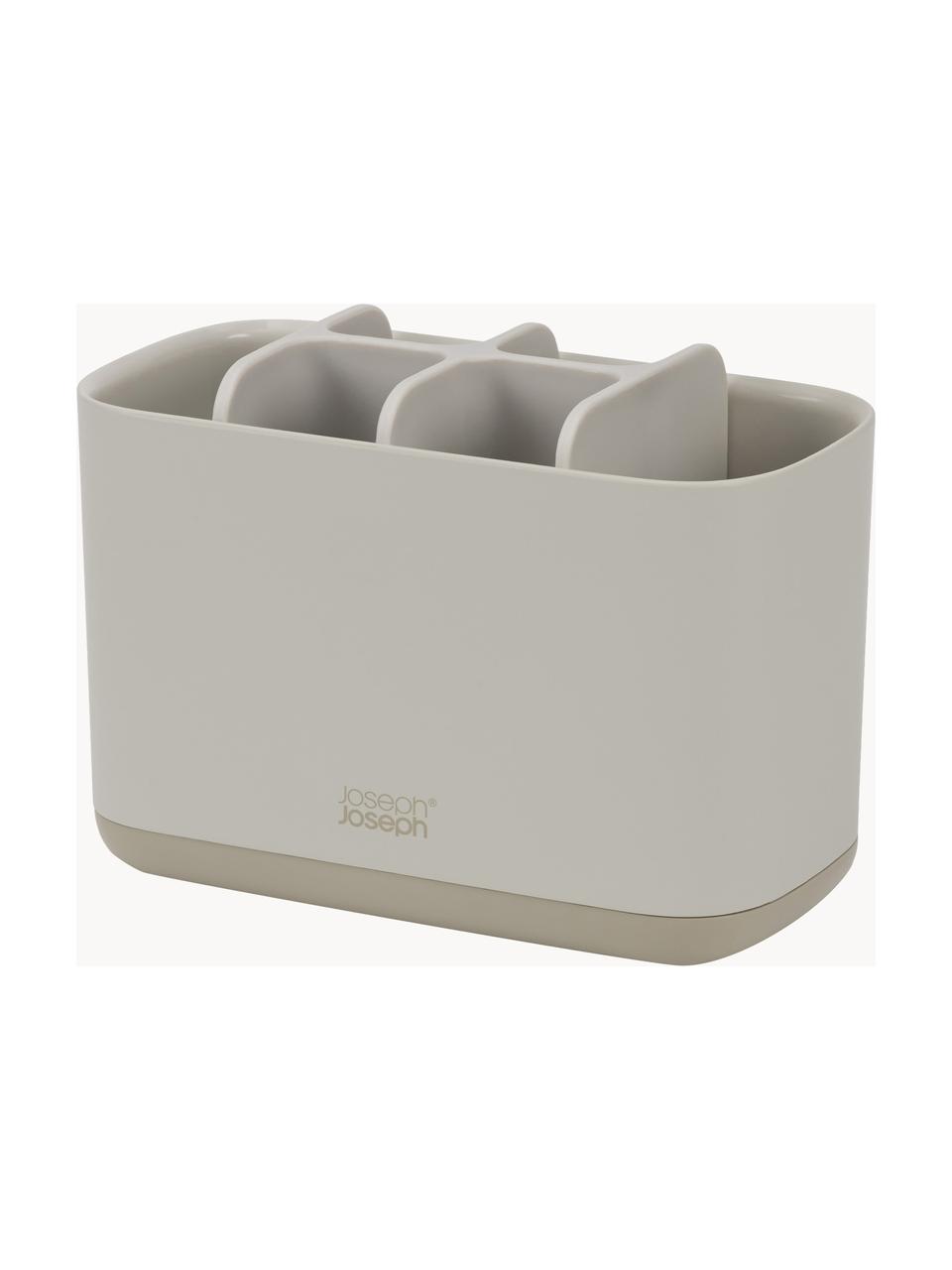 Organisateur de salle de bain EasyStore, Plastique, Beige clair, larg. 17 x haut. 13 cm