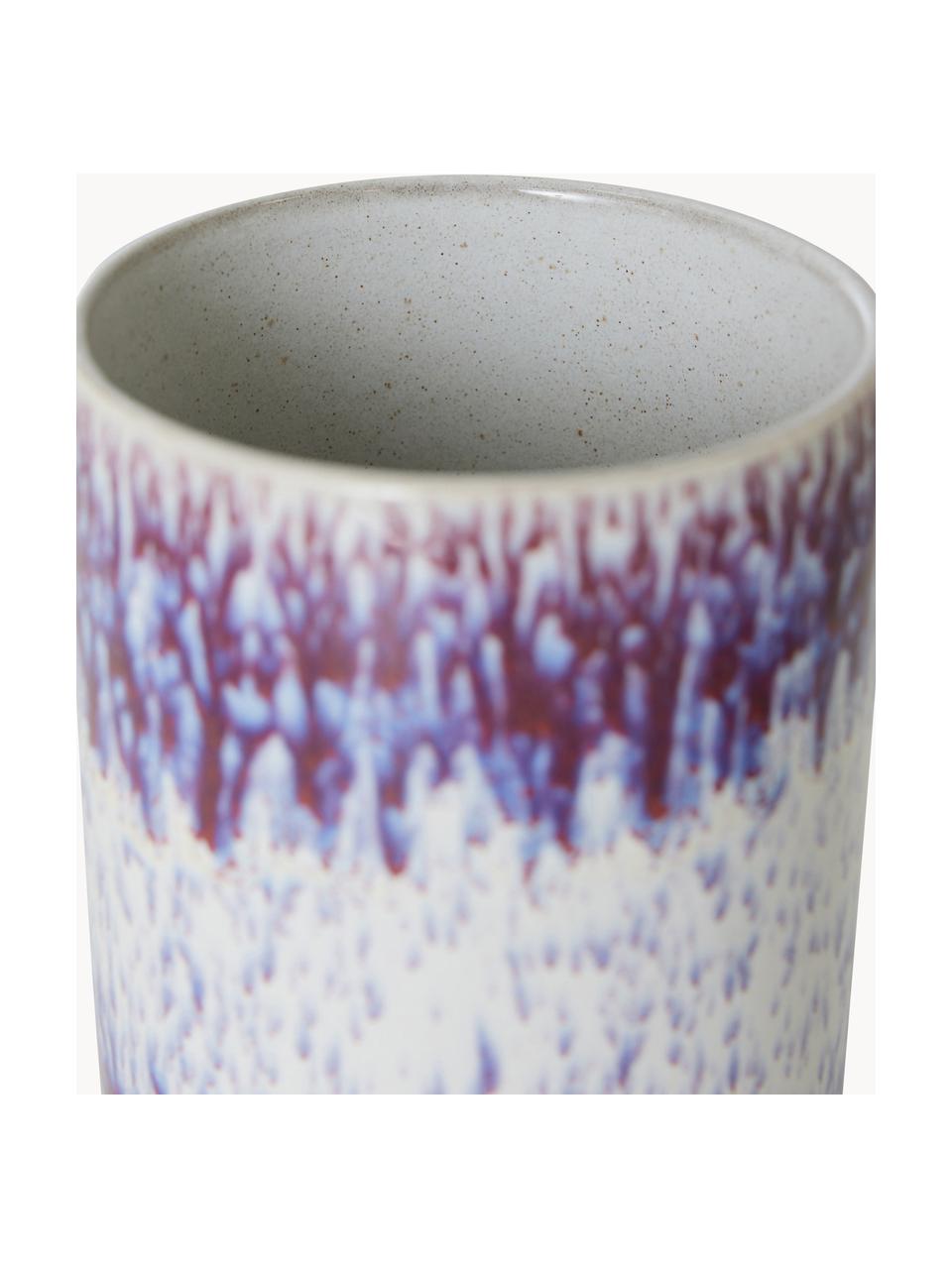 Boîte de rangement peint à la main avec émail réactif 70s Ceramic, Céramique, Multicolore, Ø 20 cm