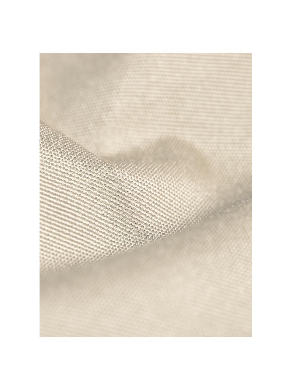 Outdoor ligzak Wave, Bekleding: polyester, polyurethaan g, Beige, B 70  x D 125 cm
