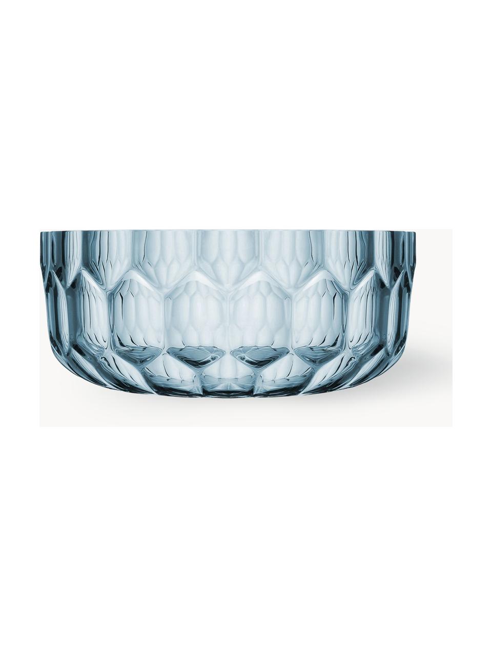 Ensaladera con relieves Jellies, Plástico, Azul claro, Ø 32 x Al 14 cm