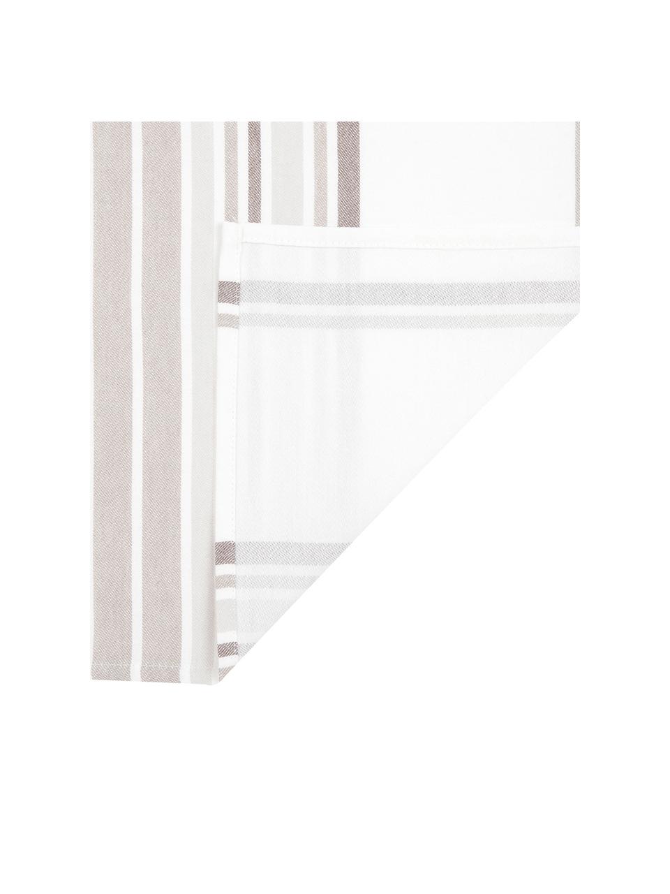 Tovaglietta americana Katie 2 pz, Cotone, Bianco, beige, Larg. 40 x Lung. 50 cm