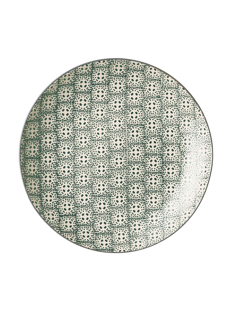 Dinerborden Karine, 4 stuks, Keramiek, Multicolour, Ø 25 cm