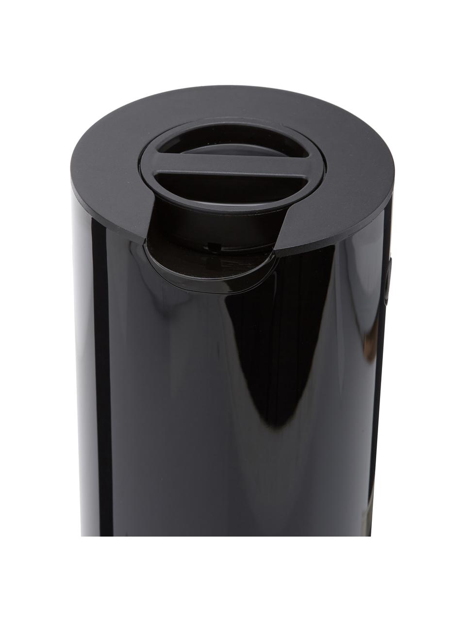 Termo EM77, 1 L, Plástico ABS con inserto de vidrio, Negro brillante, 1 L