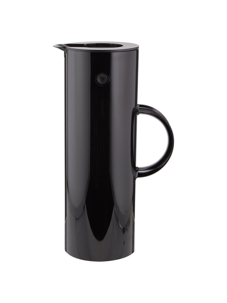 Termokonvice EM77, 1 l, ABS umělá hmota se skleněnou vložkou, Černá, 1 l
