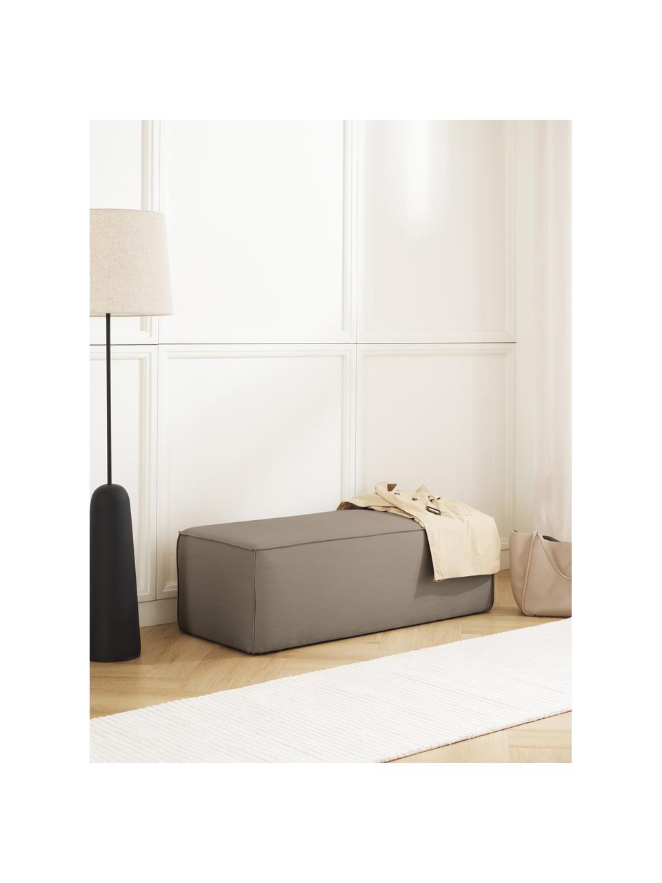 Lavica s čalúnením Sanja, Sivobéžová, Š 122 x H 54 cm