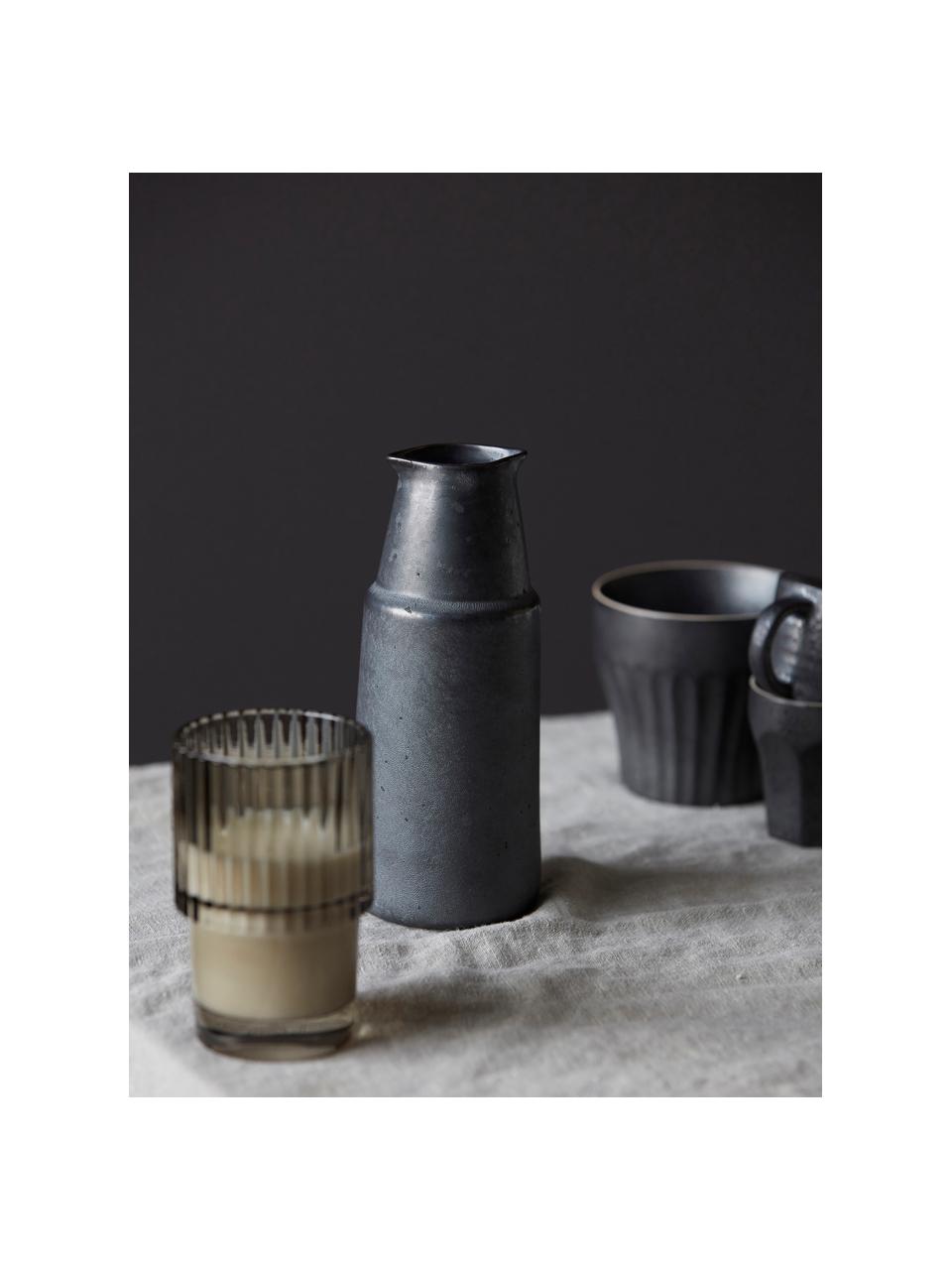 Carafe à eau Pion, 440 ml, Grès cérame, Anthracite, 440 ml