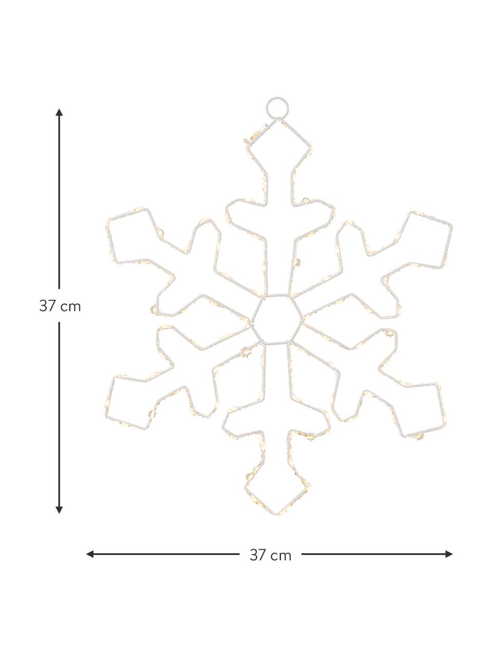 Dekorace s LED Stanga, V 37 cm, Kov, Stříbrná, Š 37 cm, V 37 cm