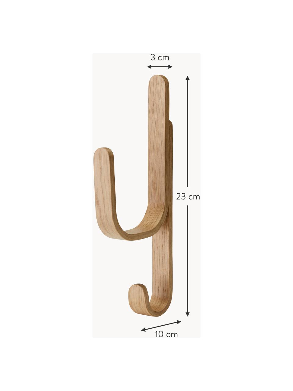 Garderobenhaken Woody aus Eichenholz, Eichenholz

Dieses Produkt wird aus nachhaltig gewonnenem, FSC®-zertifiziertem Holz gefertigt., Eichenholz, B 3 x H 23 cm