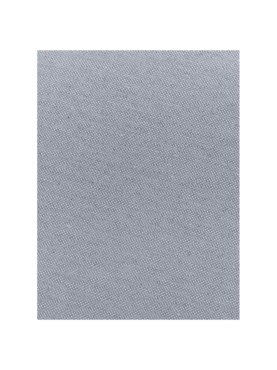 Cuscino per panca in tinta unita Panama, Rivestimento: 50% cotone, 45% poliester, Grigio chiaro, Larg. 48 x Lung. 120 cm