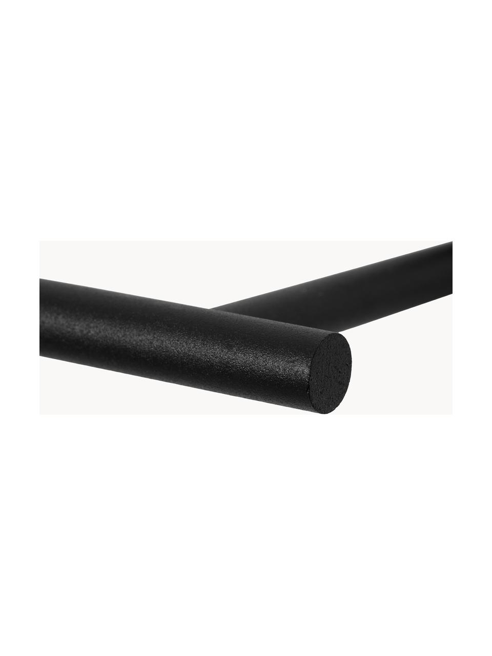 Porte-rouleaux WC en métal Dora, Métal, revêtement par poudre, Noir, larg. 15 x haut. 6 cm