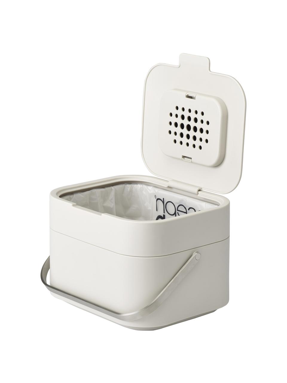Kosz na odpady organiczne Intelligent Waste, Złamana biel, S 24 x W 17 cm