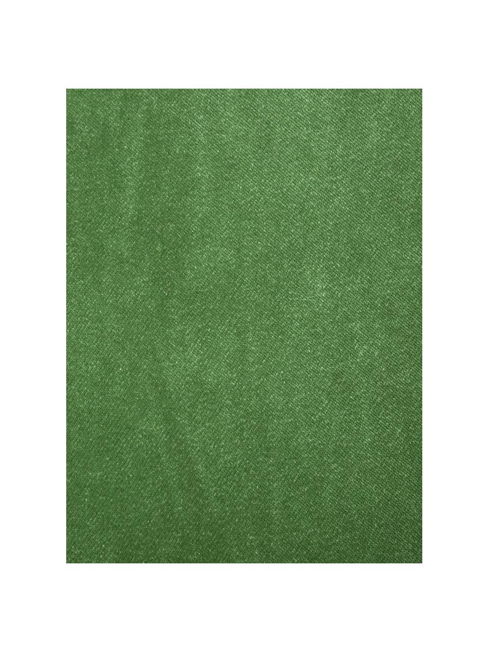 Fluwelen bank Club (3-zits), Bekleding: fluweel (100% polyester), Poten: gepoedercoat metaal, Fluweel groen, B 274 x D 108 cm