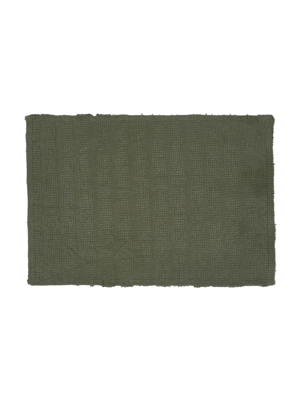 Alfombrilla de baño Board, 100% algodón
Gramaje superior 1900 g/m², Verde salvia, An 60 x L 90 cm