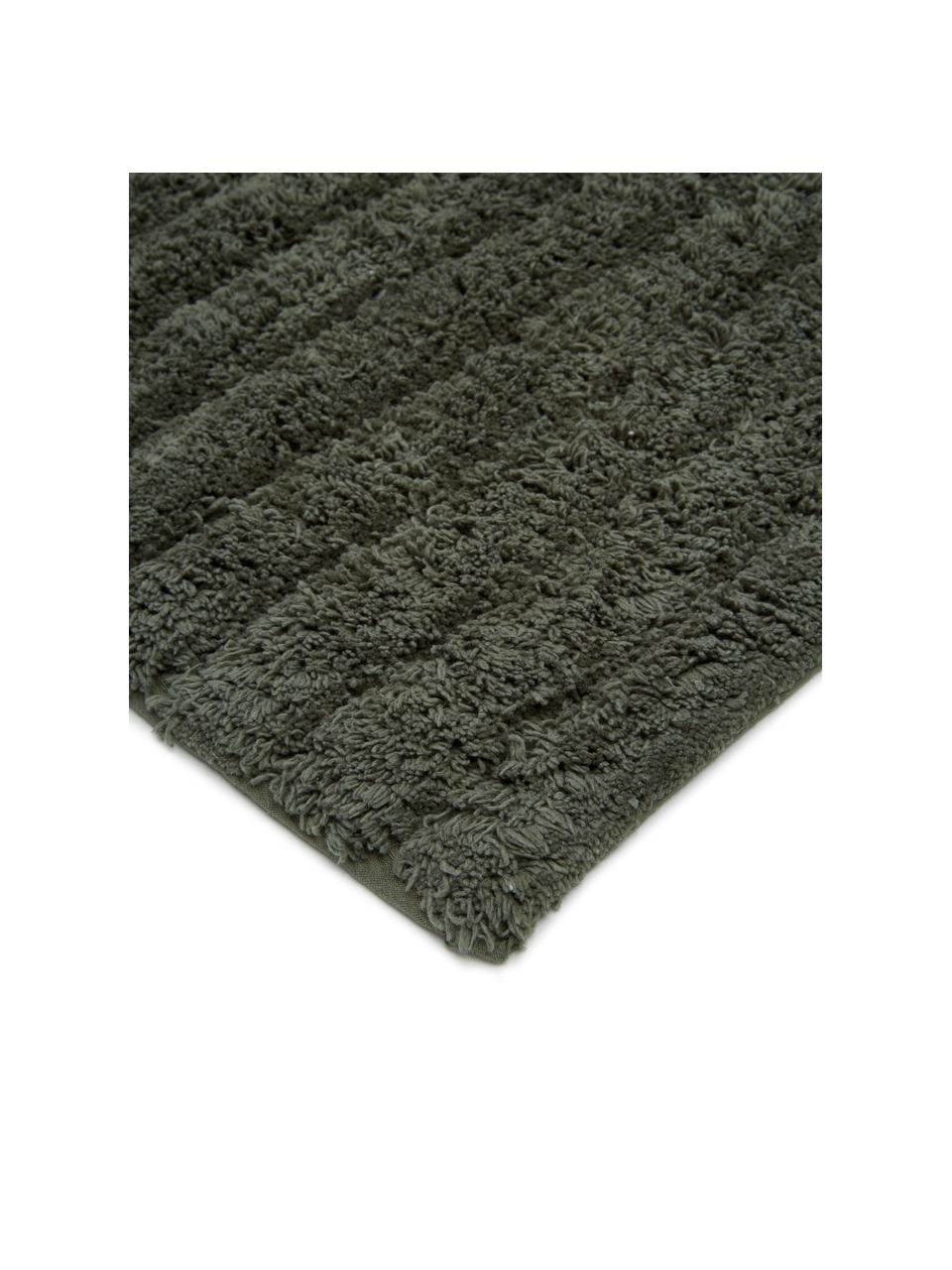 Tappeto bagno morbido verde scuro Board, 100% cotone
Qualità pesante, 1900 g/m², Verde, Larg. 60 x Lung. 90 cm