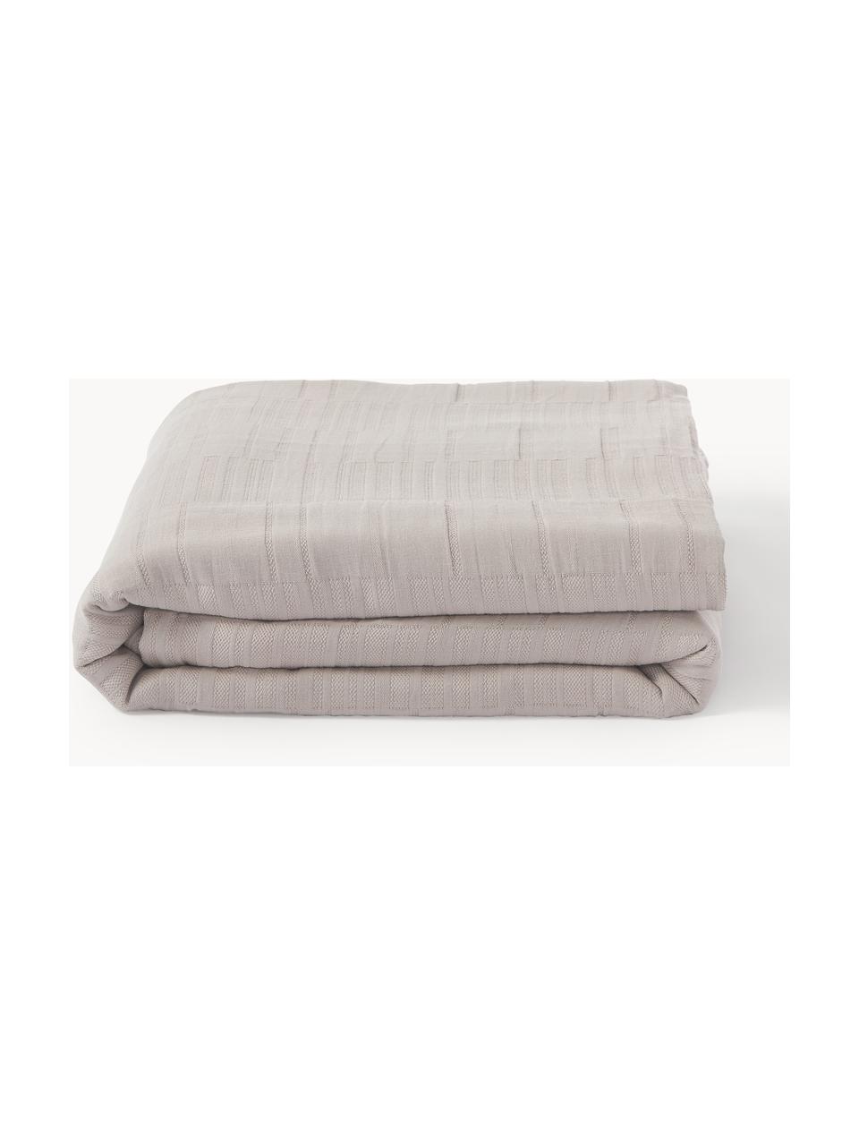 Plaid en coton Fiora, 100 % coton

Le matériau est certifié STANDARD 100 OEKO-TEX®, 6457CIT, CITEVE, Grège, larg 230 x long. 250 cm (pour lits jusqu'à 180 x 200 cm)