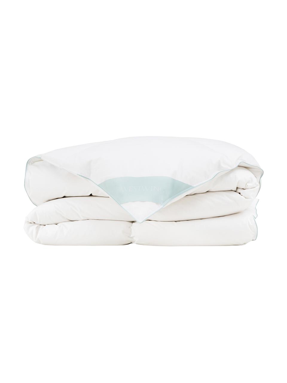 Daunen-Bettdecke Comfort, warm, Hülle: 100% Baumwolle, feine Mak, Weiß, B 200 x L 200 cm