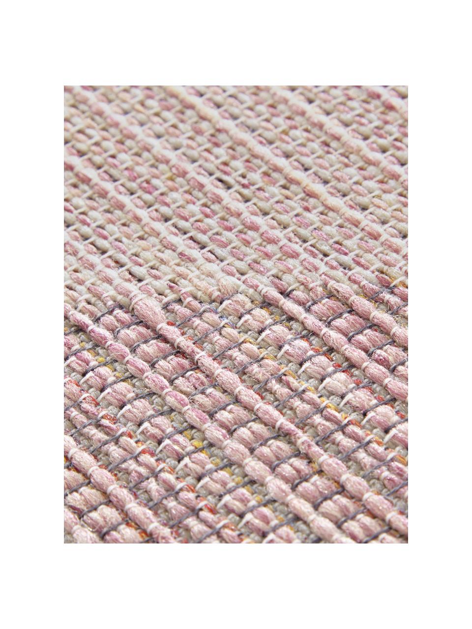 In- en outdoor vloerkleed Sevres in rozetinten, Polypropyleen, Rozetinten, beigetinten, B 200 x L 290 cm (maat L)