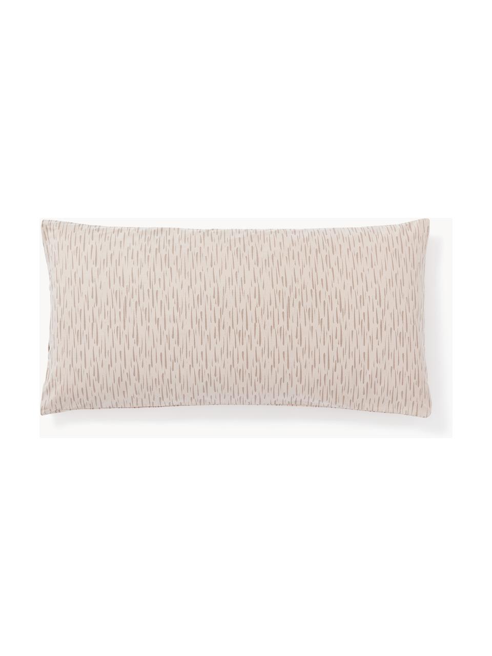 Poszewka na poduszkę z bawełny Vilho, Beżowy, S 40 x D 80 cm