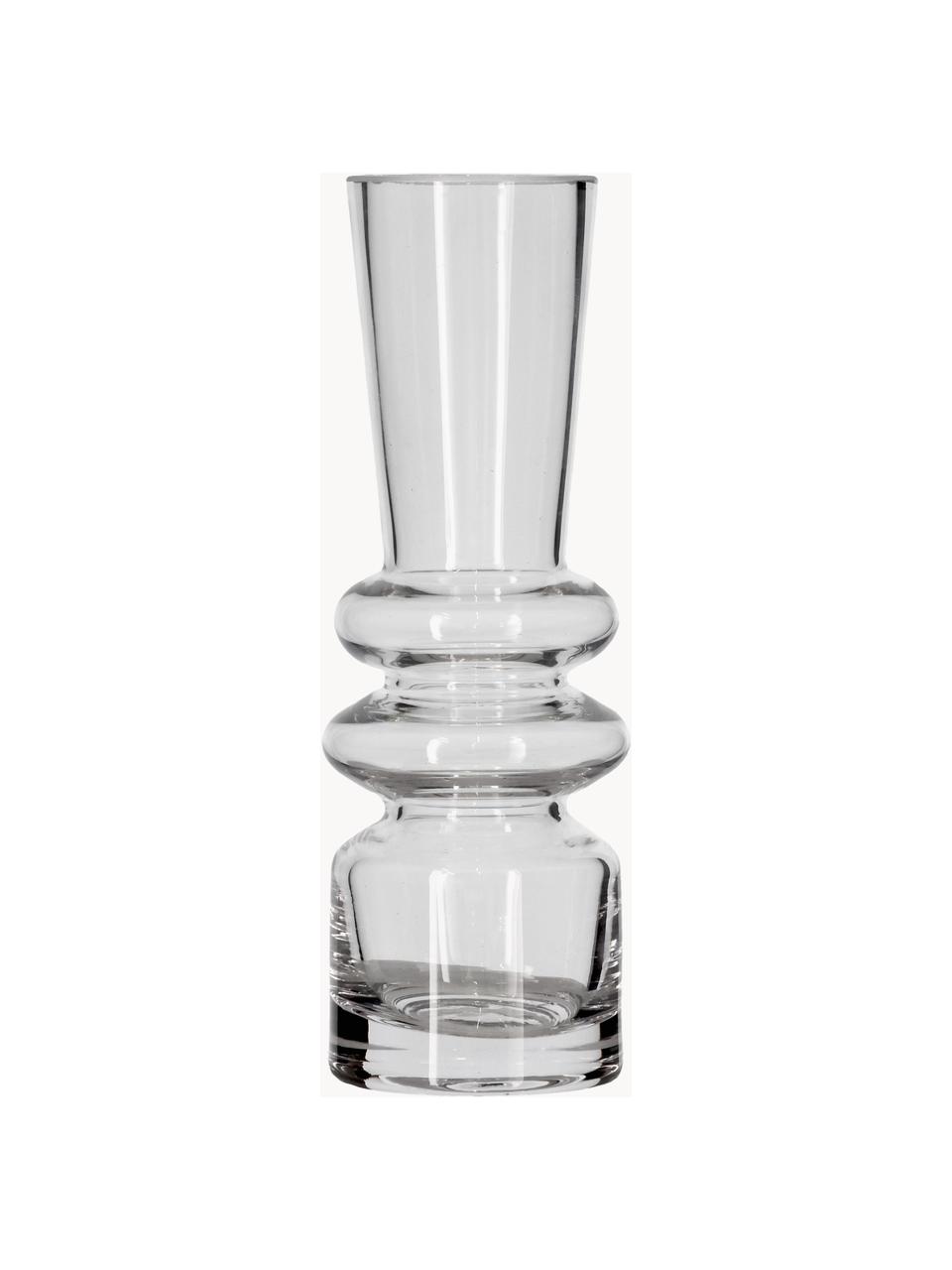 Vase en verre Trio, haut. 20 cm, Verre, Transparent, Ø 7 x haut. 20 cm