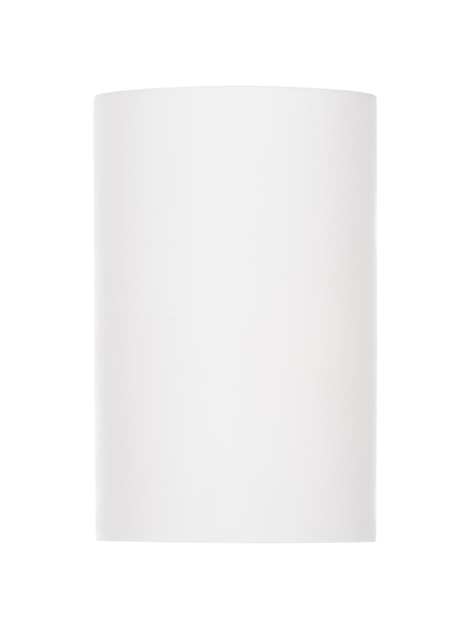 Lampa spot do malowania Gypsum, Gips, Biały, Ø 7 x W 11 cm