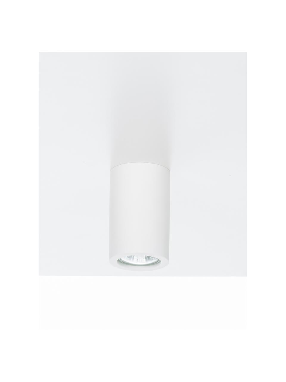 Pomalovateľná stropná lampa Gypsum, biela, Biela