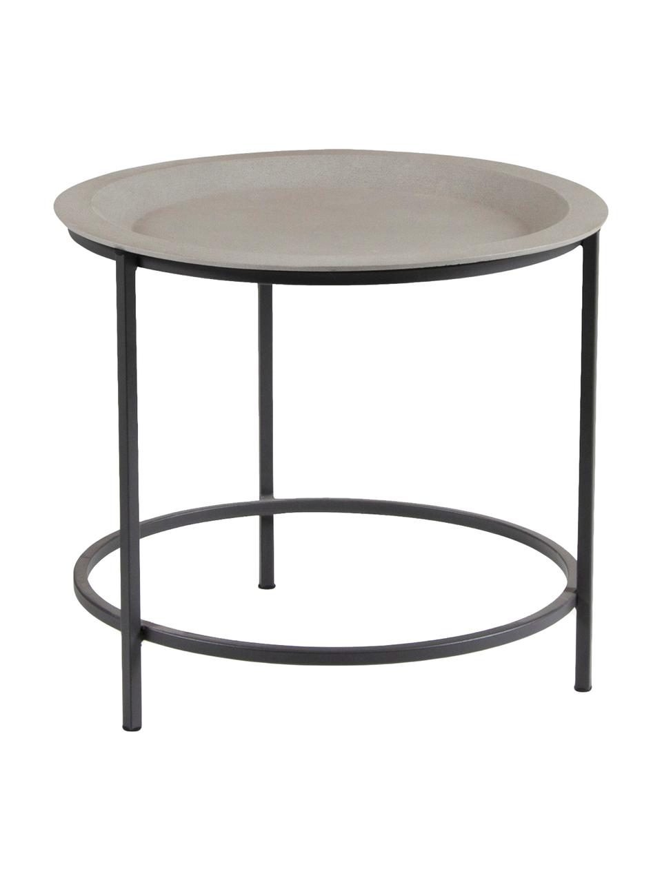 Odkládací stolek s odnímatelným tácem Cizur, Antracitová, šedá
