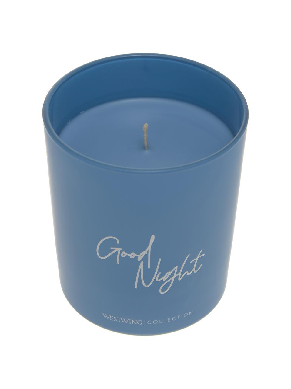 Candela profumata Good Night: Airy Lavender, Contenitore: vetro, Blu, Ø 9 x Alt. 10 cm