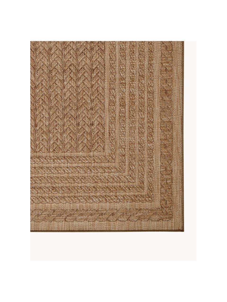 In- & outdoor vloerkleed Limonero in jute look, 100% polypropyleen, Beige, B 80 x L 150 cm (maat XS)