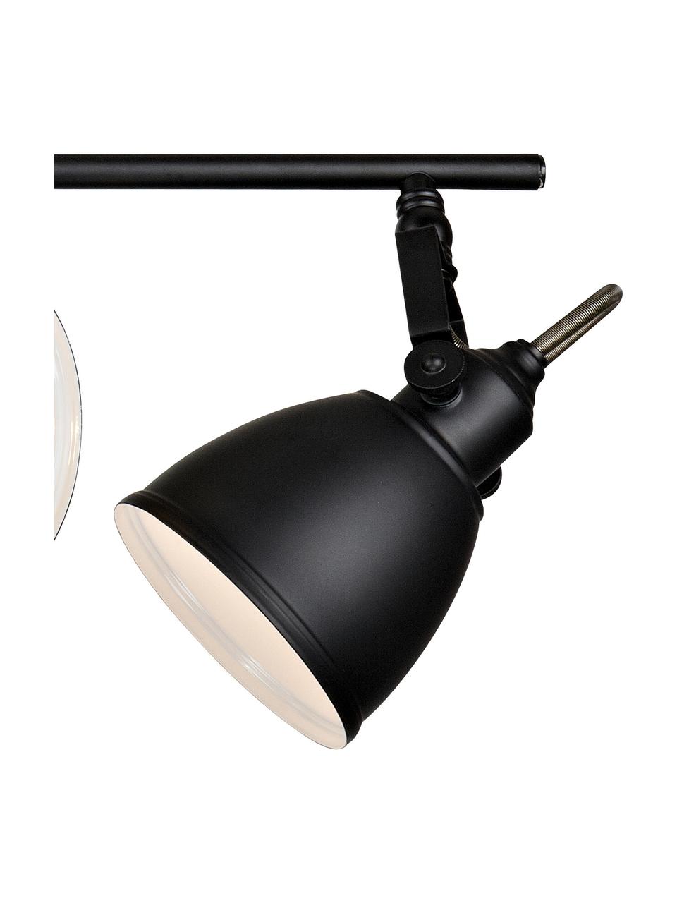 Lampa sufitowa Fjällbacka, Mosiądz lakierowany, Czarny, S 86 x W 28 cm