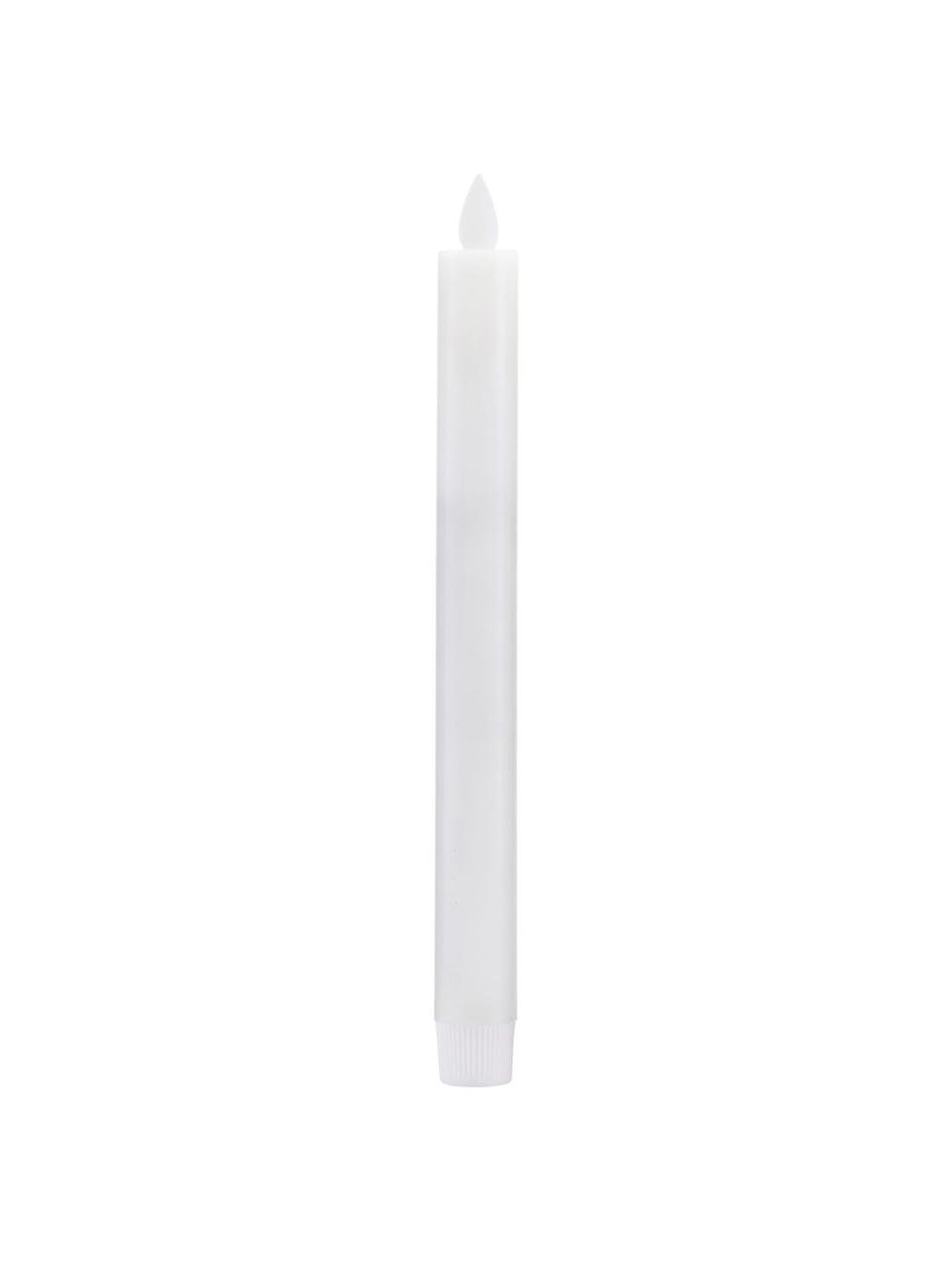 LED dinerkaarsen Ease, 2 stuks, Wit, Ø 2 x H 24 cm