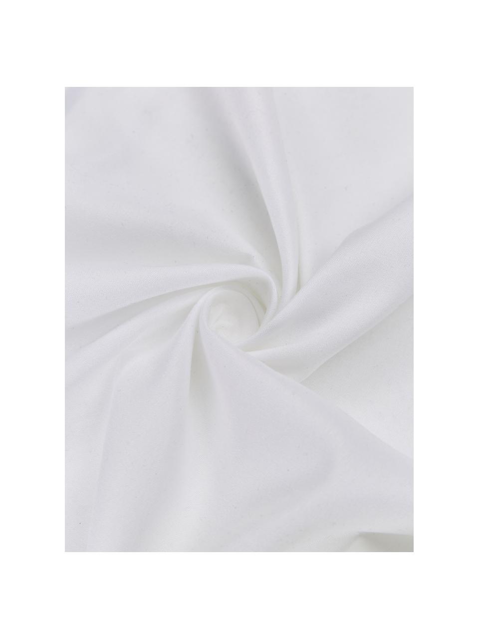 Kussenhoes Magdalena met strepen, 100% polyester, Wit, geel, zwart, 40 x 40 cm